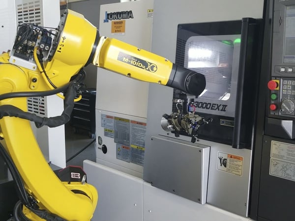 AWR RC machine tending robot