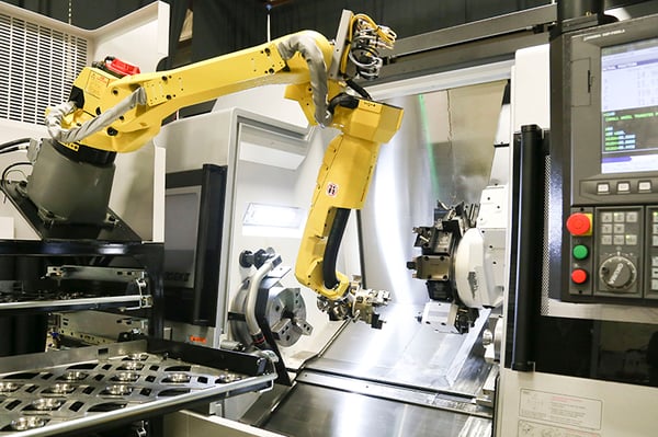 machine tending robot automation