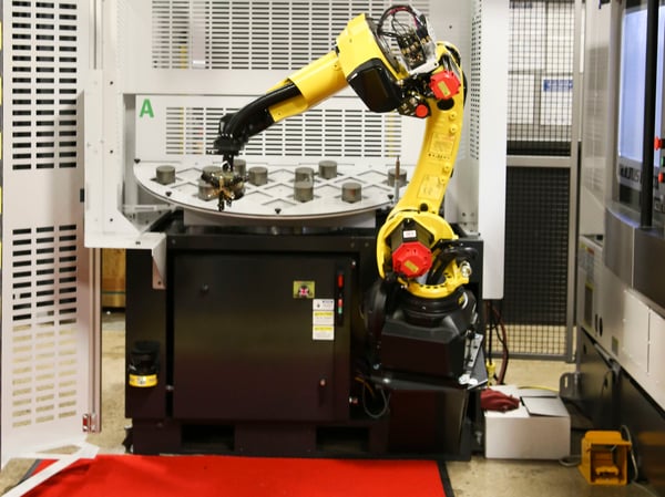 machine tending robot automation